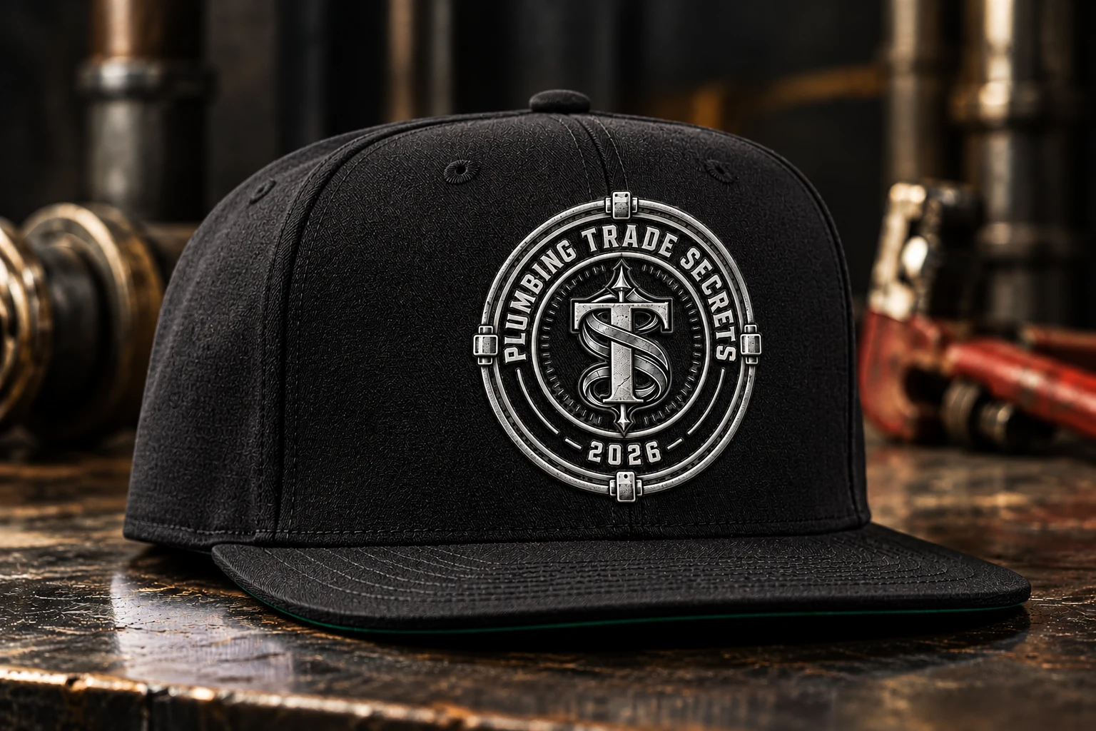 Classic TS Flat Bill Snapback product mockup