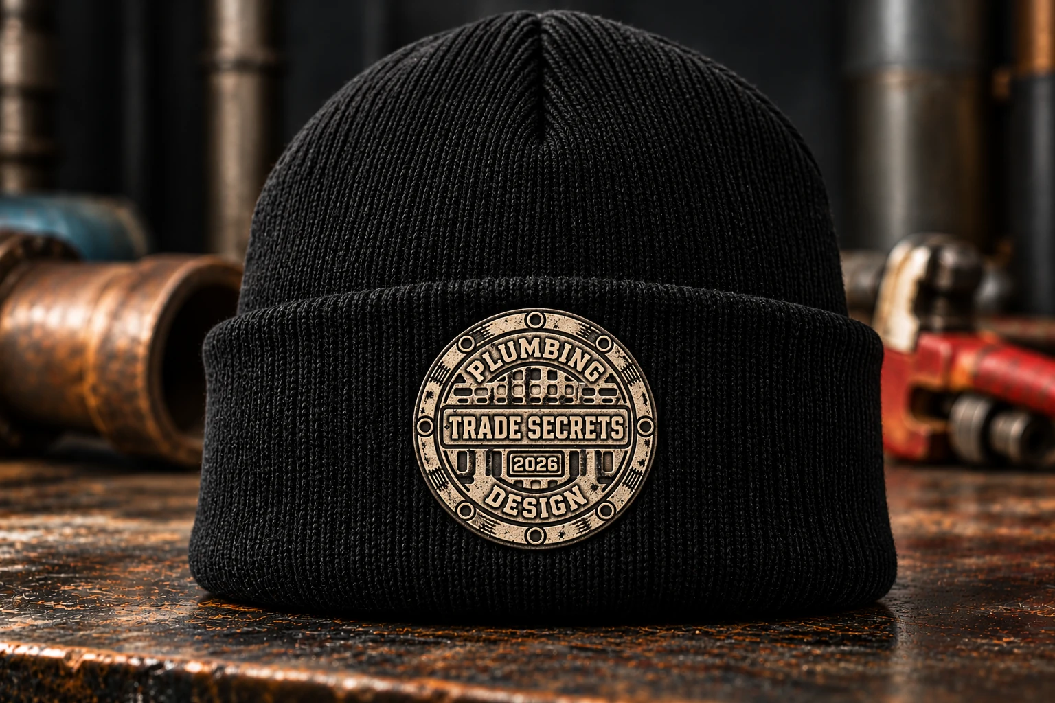 Cuffed Beanie product mockup