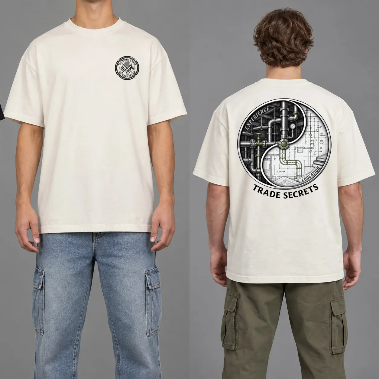 Experience and Education merchandise design