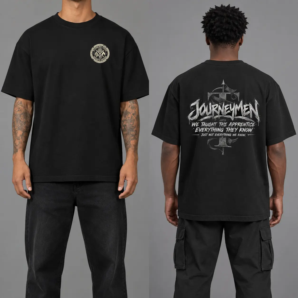 The Journeyman merchandise design