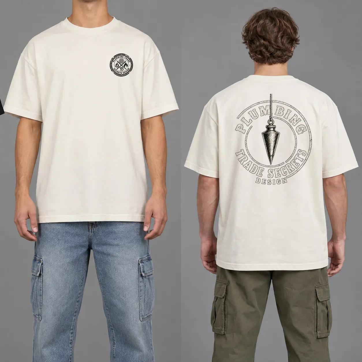 Plumb Bob merchandise design