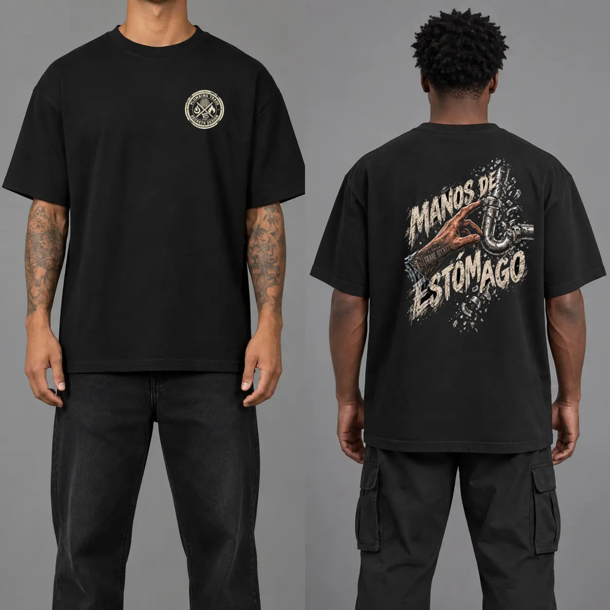 Stomach Hands merchandise design